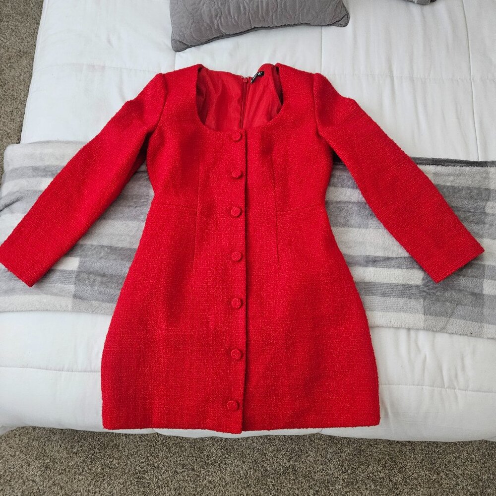 J. Crew Sophia Mini Dress - Maritime Tweed